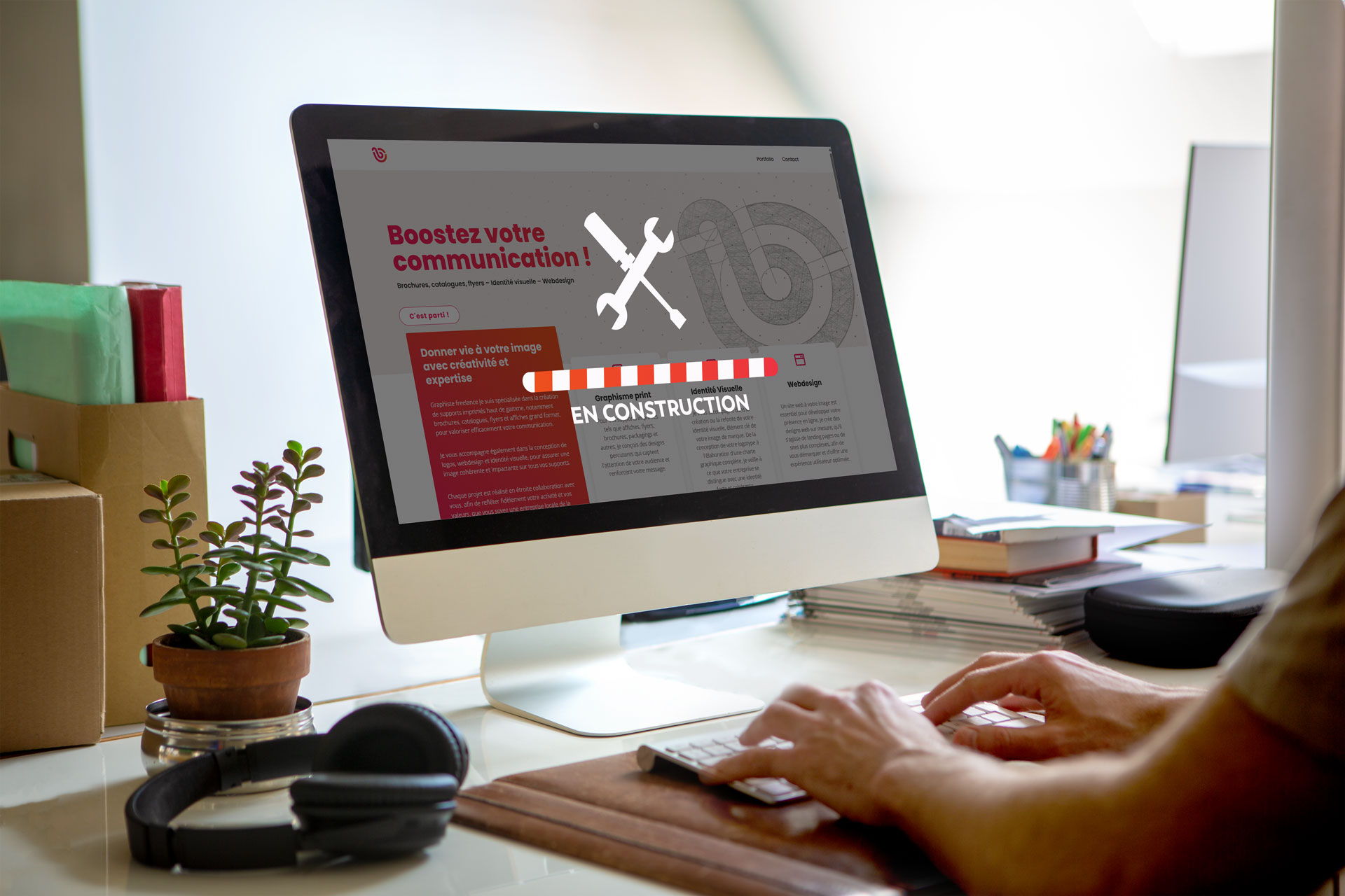 Portfolio en construction – créations graphiques et design web LB Graphiste