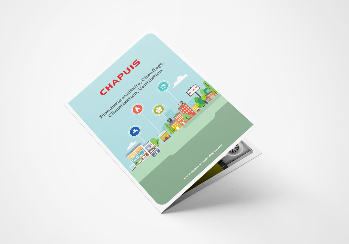 Couverture plaquette commerciale Société Nouvelle Chapuis